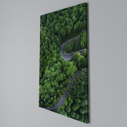 ENCHANTED FOREST RIDE Cuadro en lienzo vertical