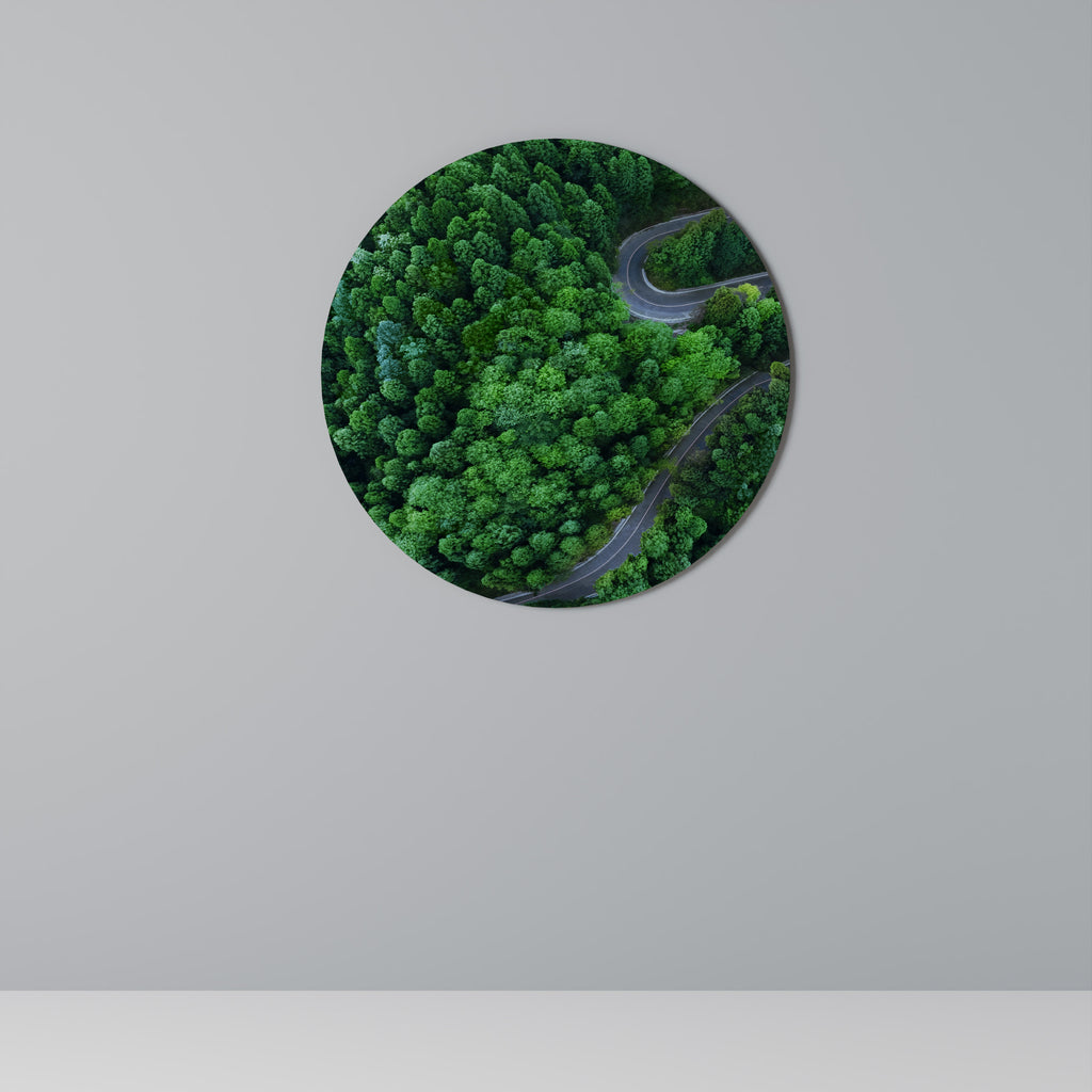 ENCHANTED FOREST RIDE Round Wall Art