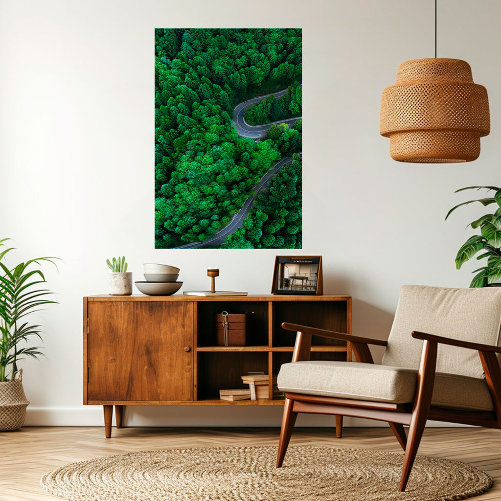 ENCHANTED FOREST RIDE Peel and Stick Vertical Poster