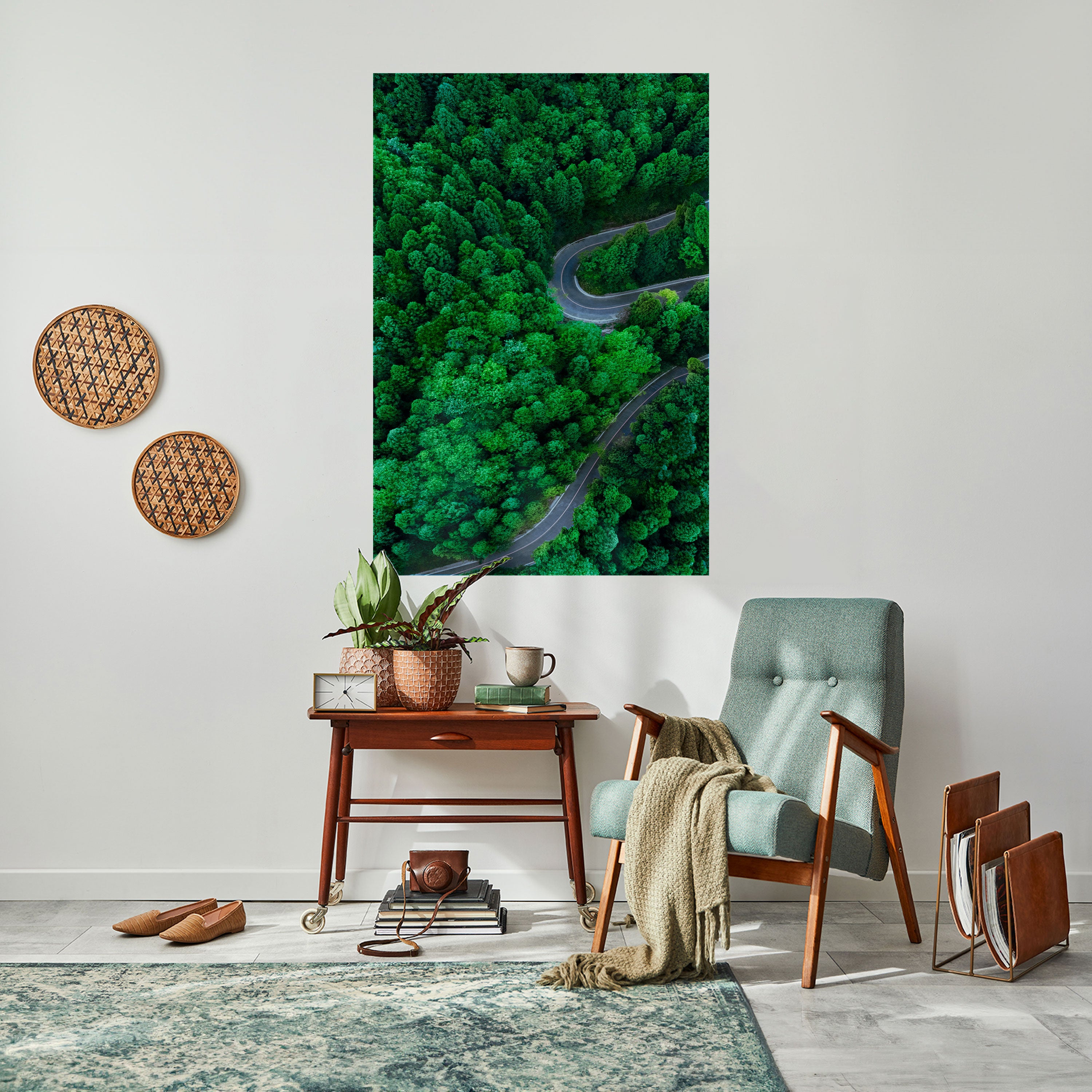 ENCHANTED FOREST RIDE Peel and Stick Vertical Poster
