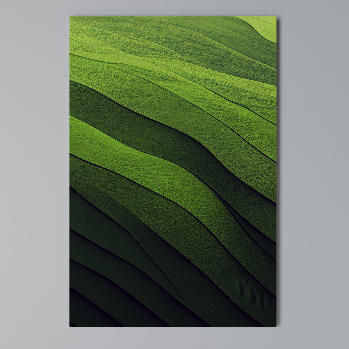 FRESH LANDSCAPE Cuadro en lienzo vertical