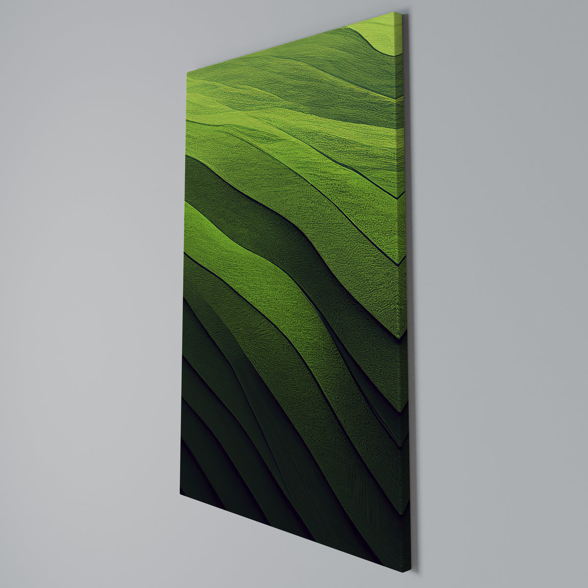 FRESH LANDSCAPE Cuadro en lienzo vertical