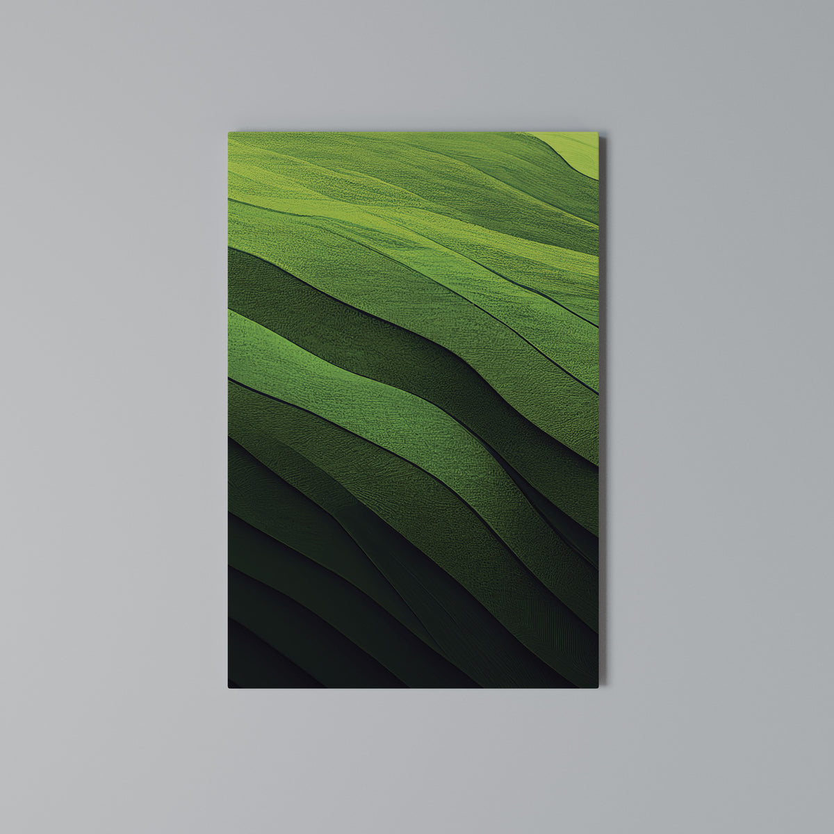 FRESH LANDSCAPE Cuadro en lienzo vertical