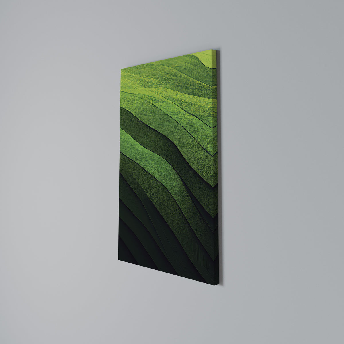 FRESH LANDSCAPE Cuadro en lienzo vertical