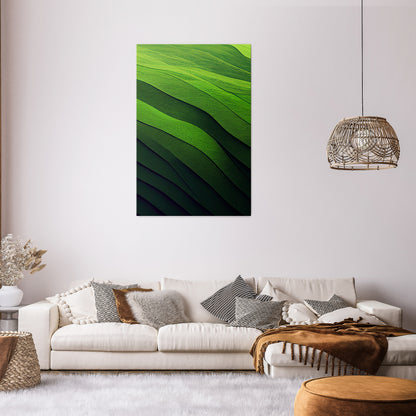 FRESH LANDSCAPE Cuadro en lienzo vertical