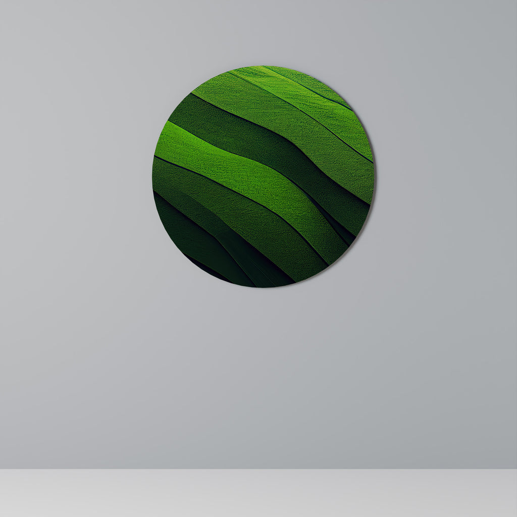 FRESH LANDSCAPE Round Wall Art