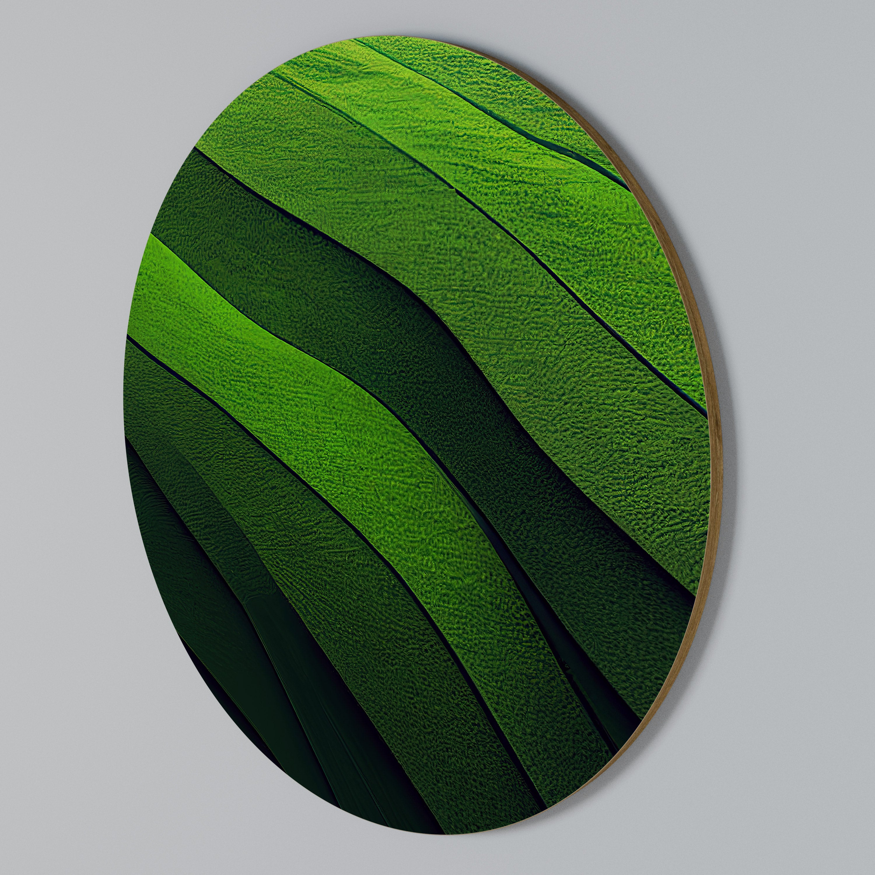 FRESH LANDSCAPE Round Wall Art