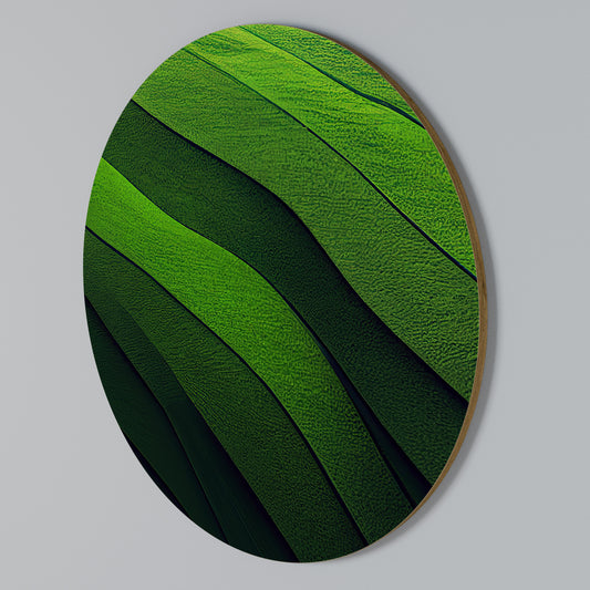 FRESH LANDSCAPE Arte de pared redondo