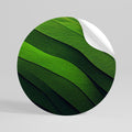 FRESH LANDSCAPE Vinilo adhesivo redondo