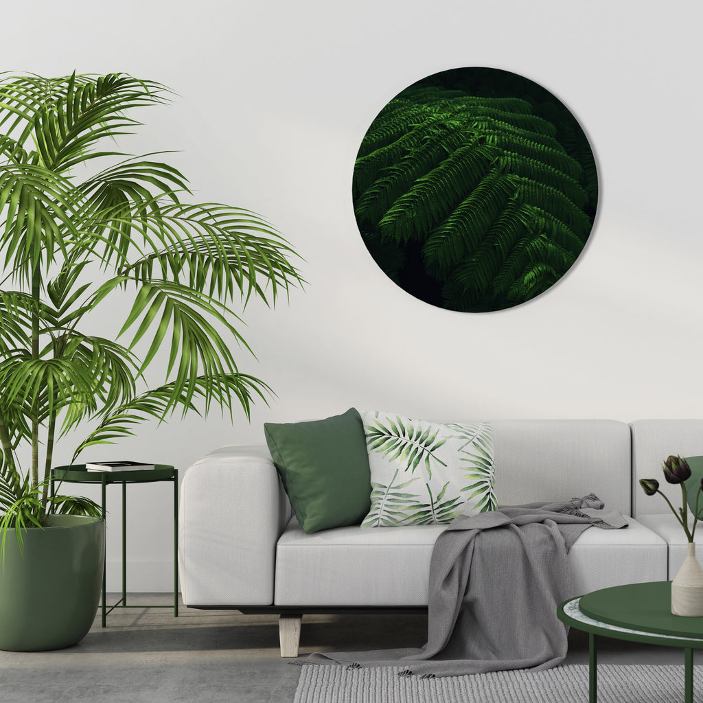 FERN FANTASY Round Wall Art