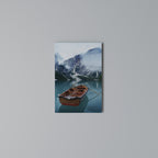 FOGGY MOUNTAIN OASIS Cuadro en lienzo vertical