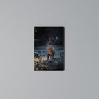 ANTLERED REGALITY Cuadro en lienzo vertical