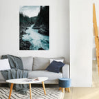 RUSHING REFLECTIONS Póster Vertical Adhesivo