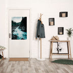 RUSHING REFLECTIONS Póster Vertical Adhesivo