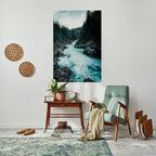 RUSHING REFLECTIONS Póster Vertical Adhesivo