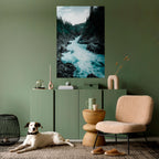 RUSHING REFLECTIONS Póster Vertical Adhesivo