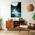 RUSHING REFLECTIONS Póster Vertical Adhesivo