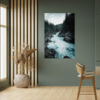 RUSHING REFLECTIONS Póster Vertical Adhesivo