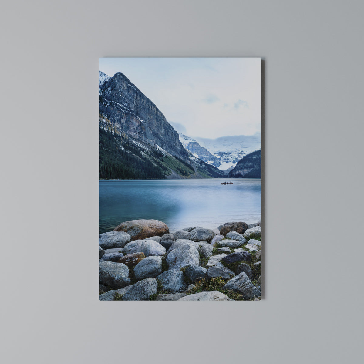 REFLECTIVE WATERS Cuadro en lienzo vertical