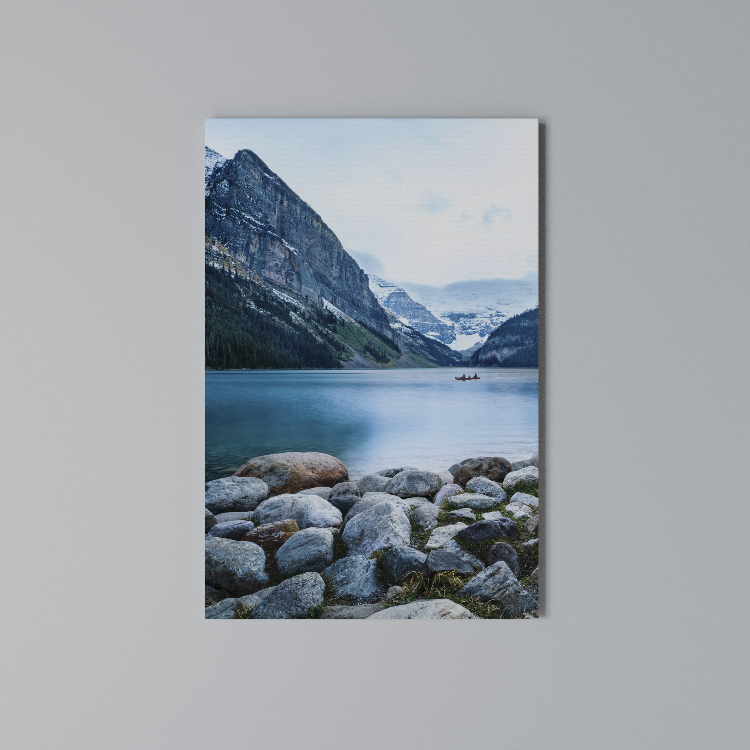 REFLECTIVE WATERS Vertical Canvas Print