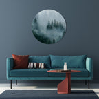 VEIL OF MIST Round Wall Art