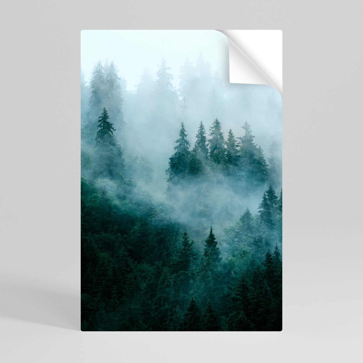 VEIL OF MIST Póster adhesivo vertical