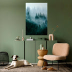 VEIL OF MIST Póster Vertical Adhesivo