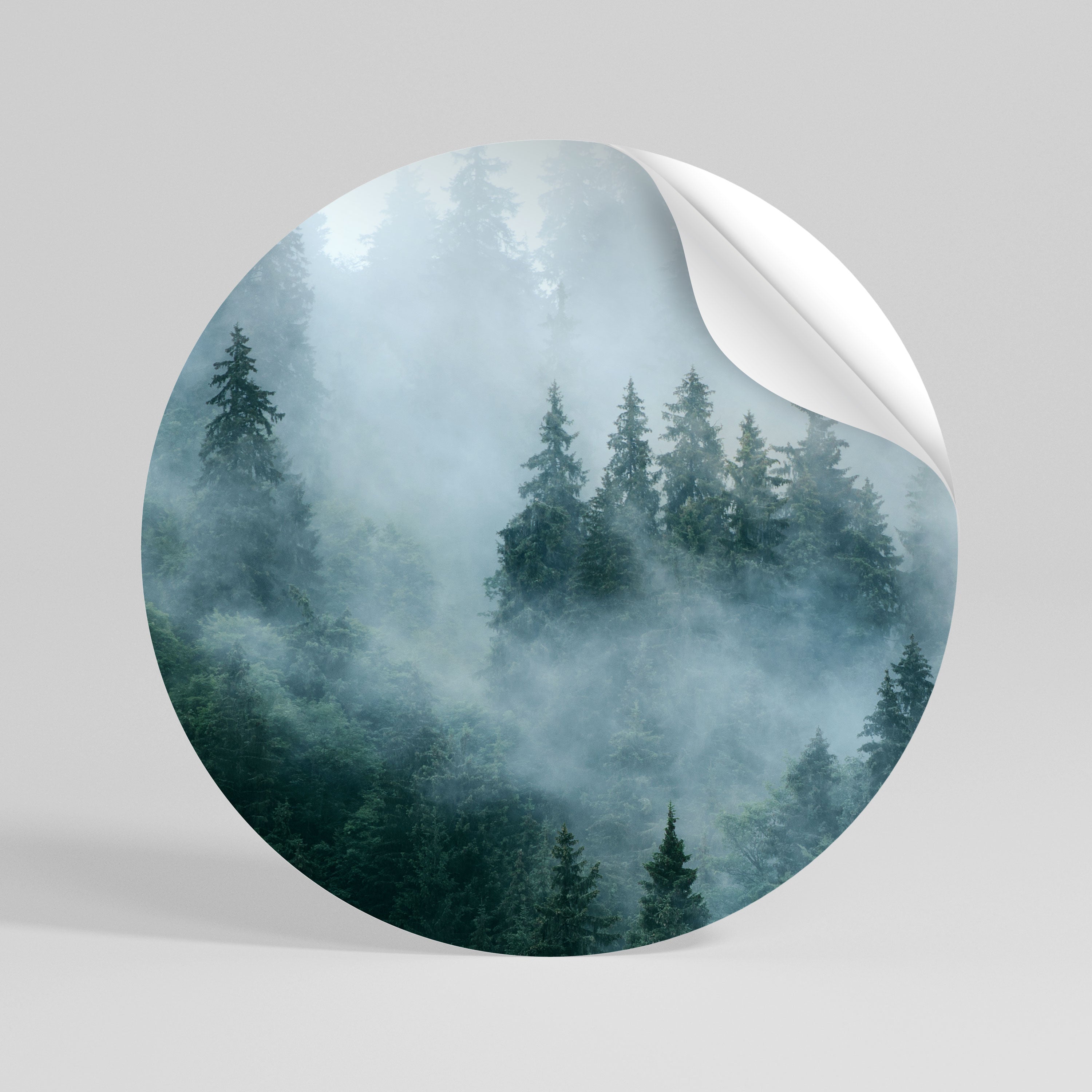 VEIL OF MIST Vinilo adhesivo redondo