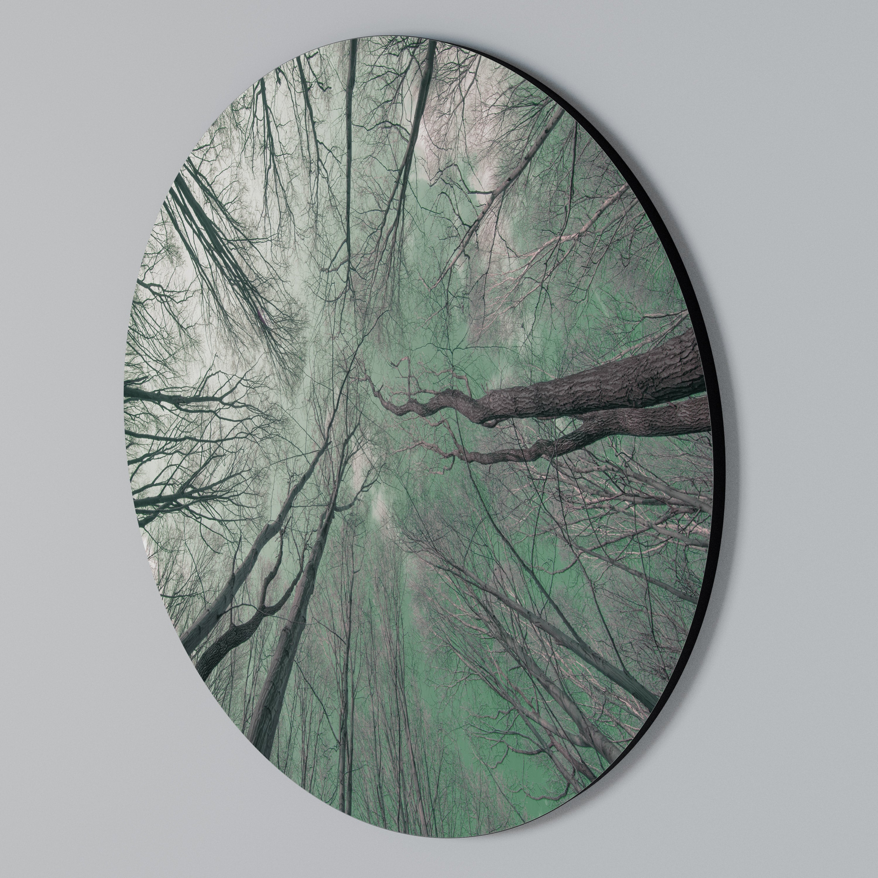 SKYWARD FANTASIES Round Wall Art