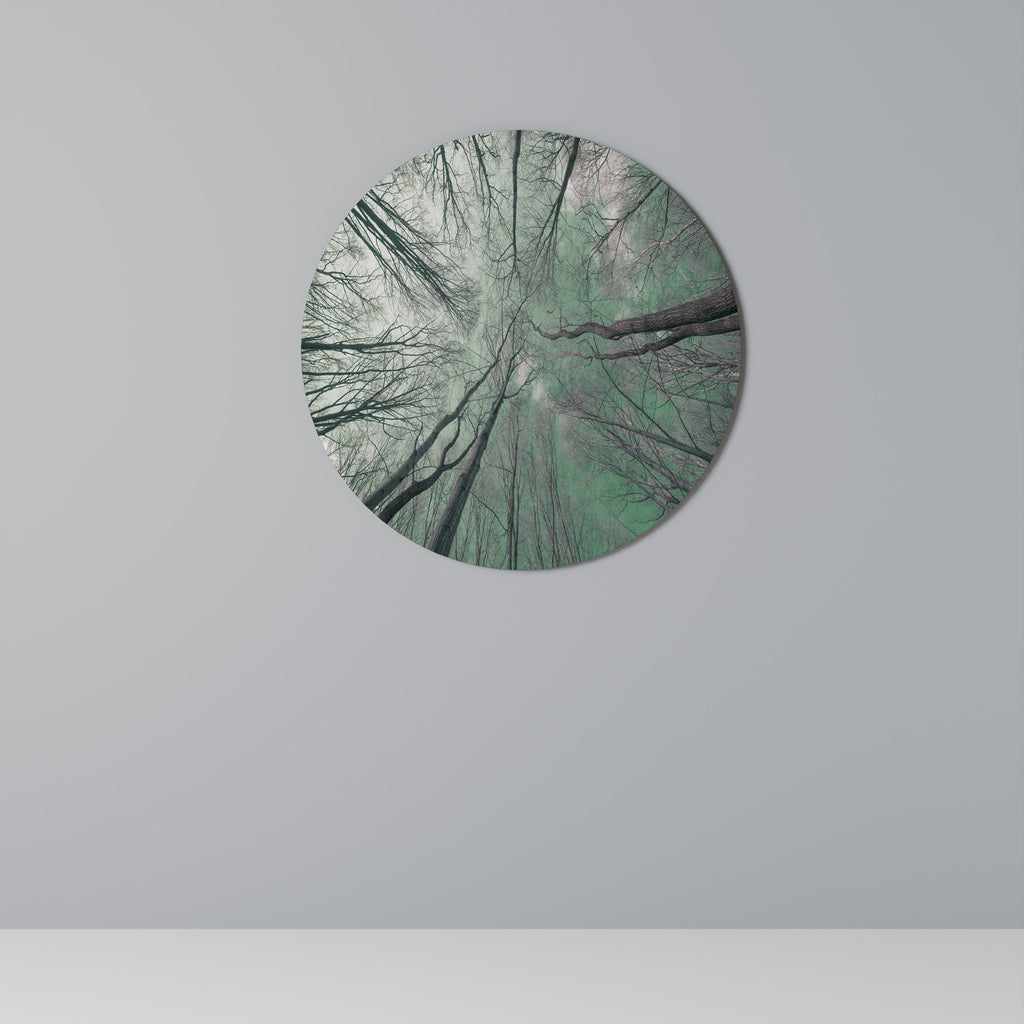 SKYWARD FANTASIES Round Wall Art