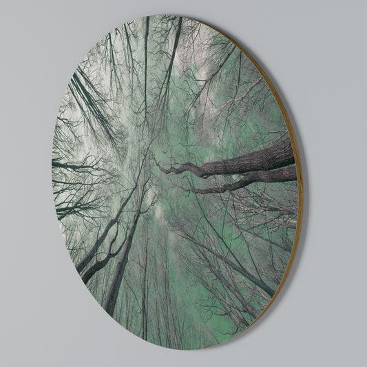 SKYWARD FANTASIES Arte de pared redondo