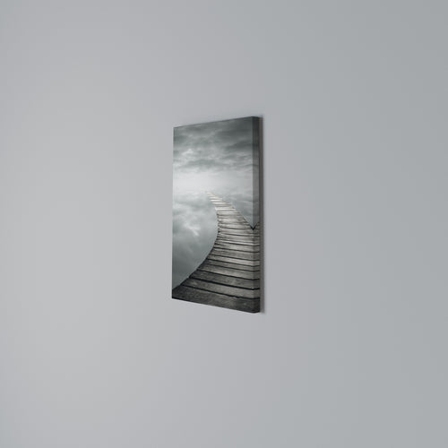 WHISPERING PATHWAYS Cuadro en lienzo vertical