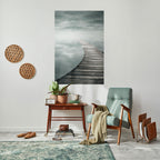 WHISPERING PATHWAYS Peel and Stick Vertical Poster