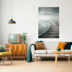 WHISPERING PATHWAYS Peel and Stick Vertical Poster