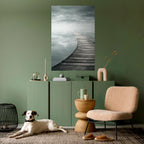 WHISPERING PATHWAYS Peel and Stick Vertical Poster