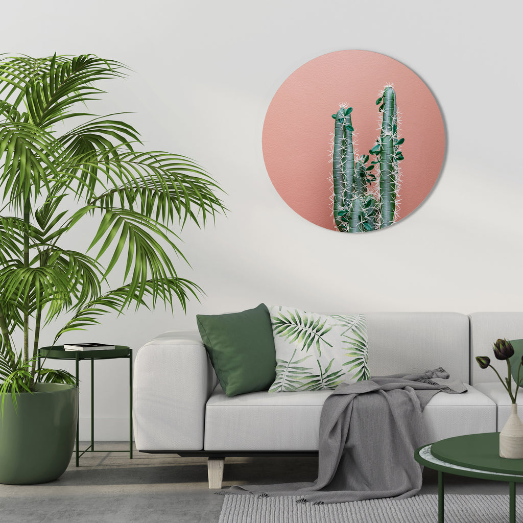 LORD CACTUS Round Wall Art