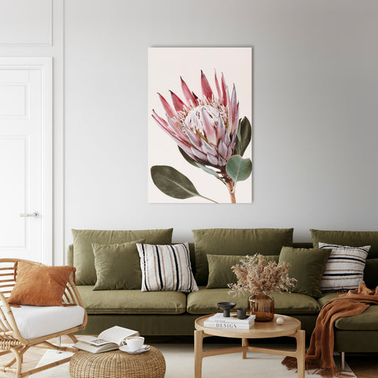 PROTEA FLOWER Cuadro en lienzo vertical