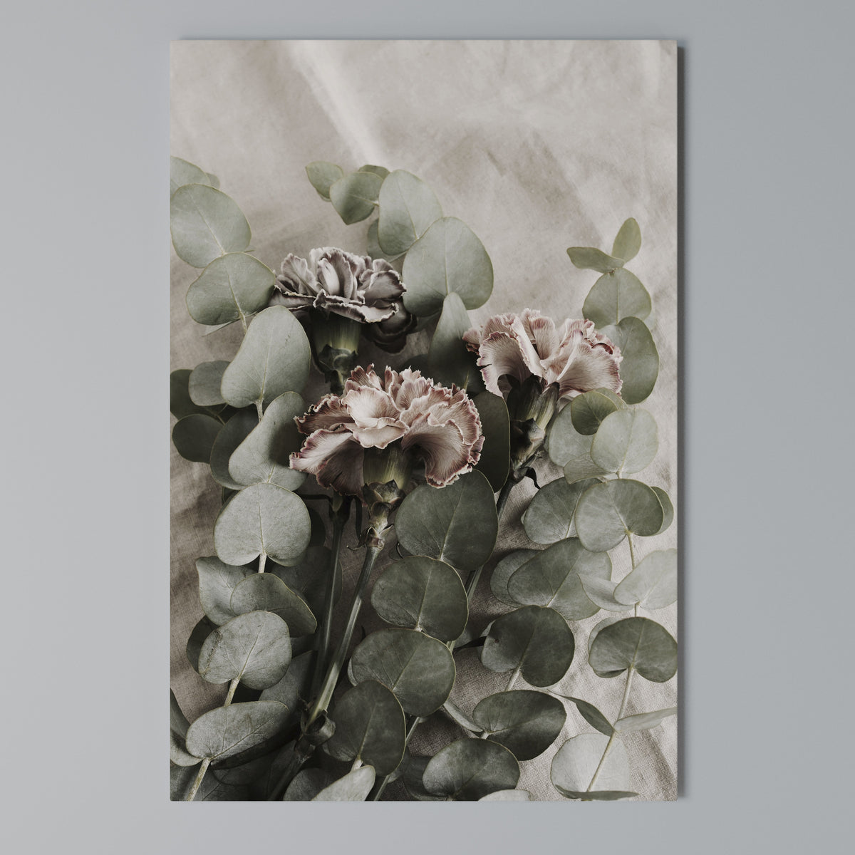 LINEN CLOVES Cuadro en lienzo vertical