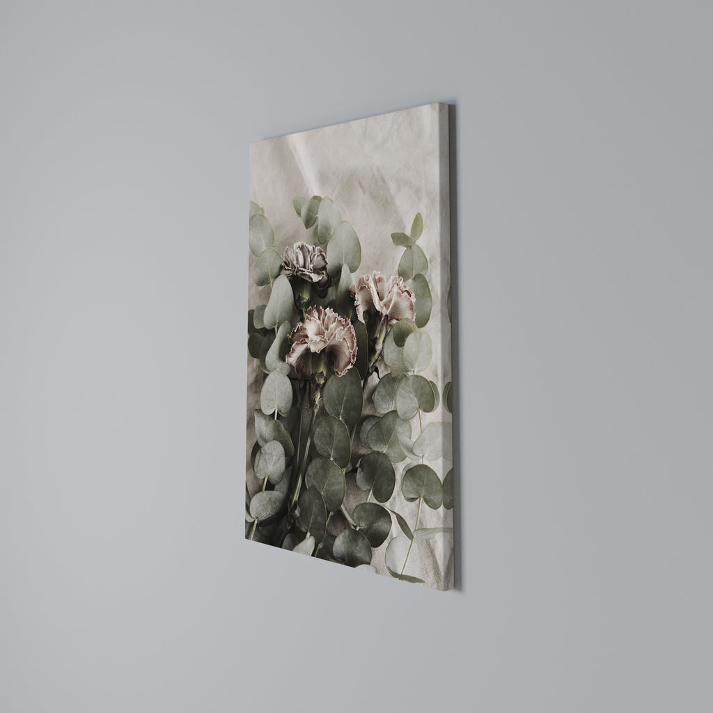LINEN CLOVES Cuadro en lienzo vertical