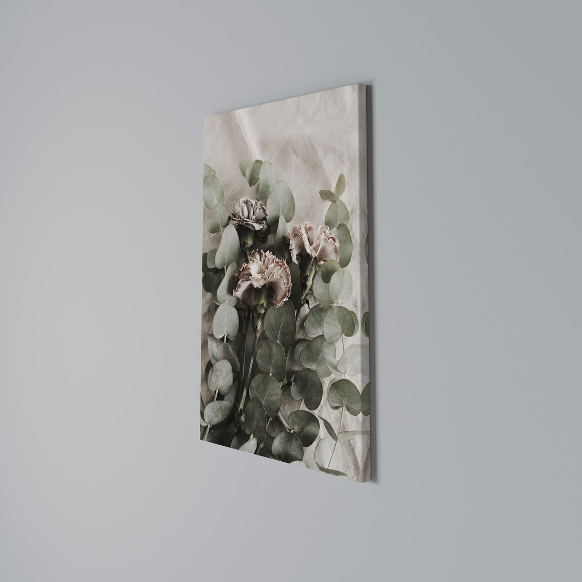 LINEN CLOVES Cuadro en lienzo vertical