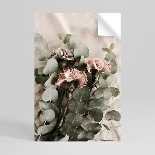 LINEN CLOVES Póster adhesivo vertical