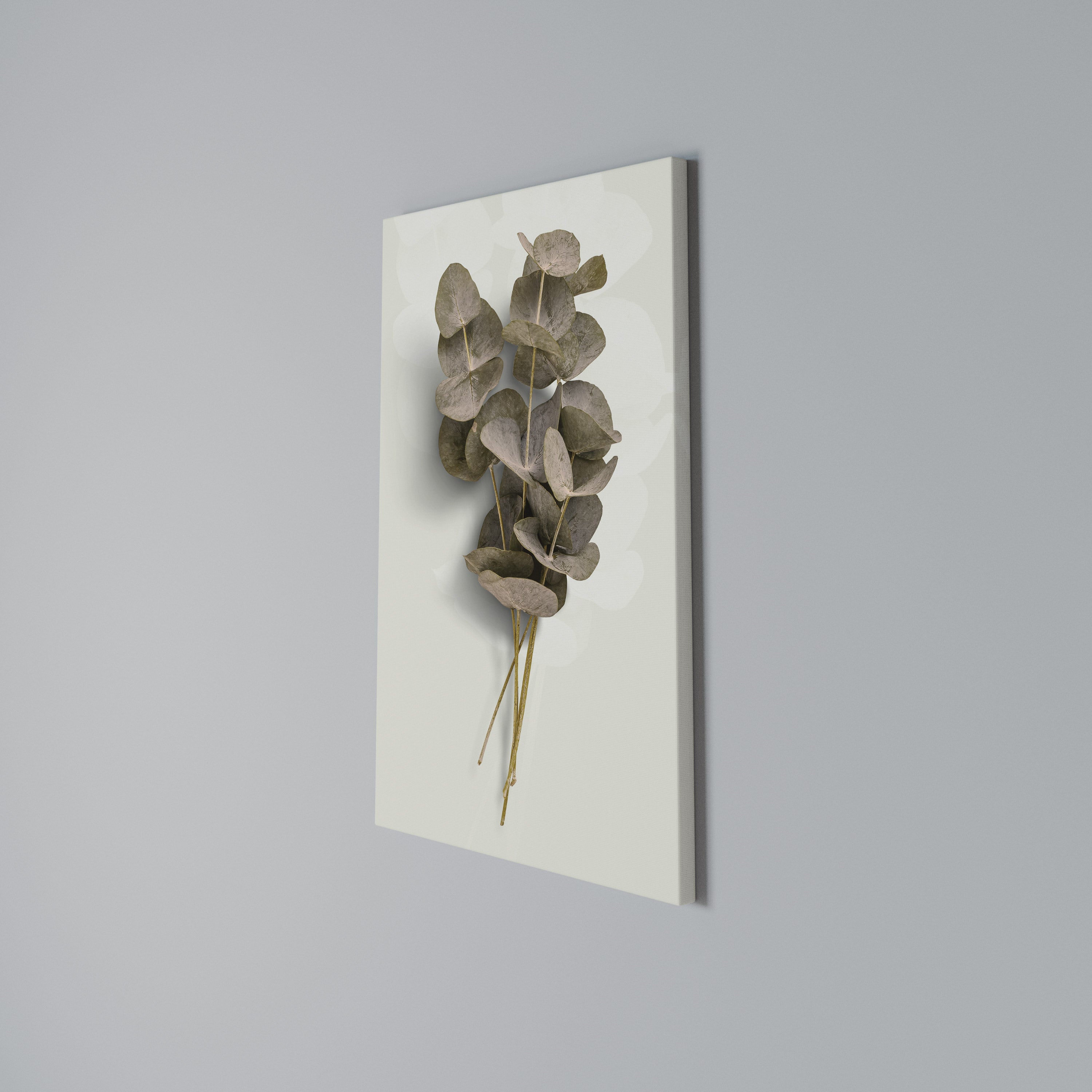 TIMELESS GREENERY Cuadro en lienzo vertical