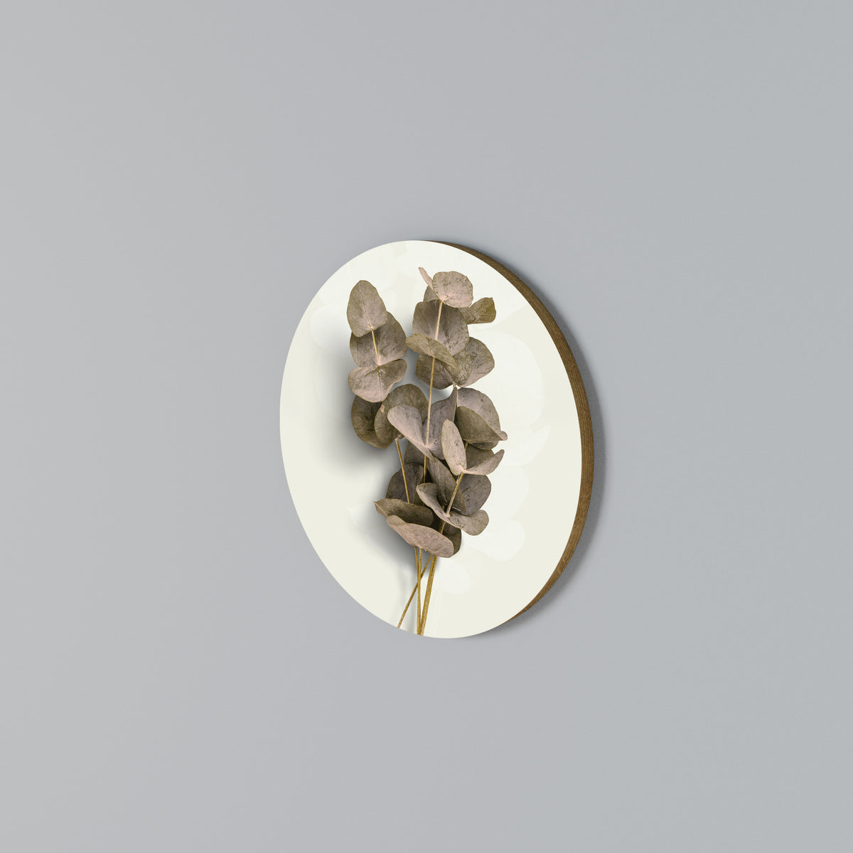 TIMELESS GREENERY Arte de pared redondo