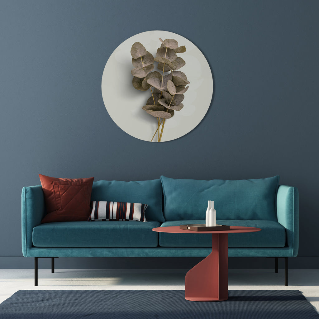 TIMELESS GREENERY Round Wall Art