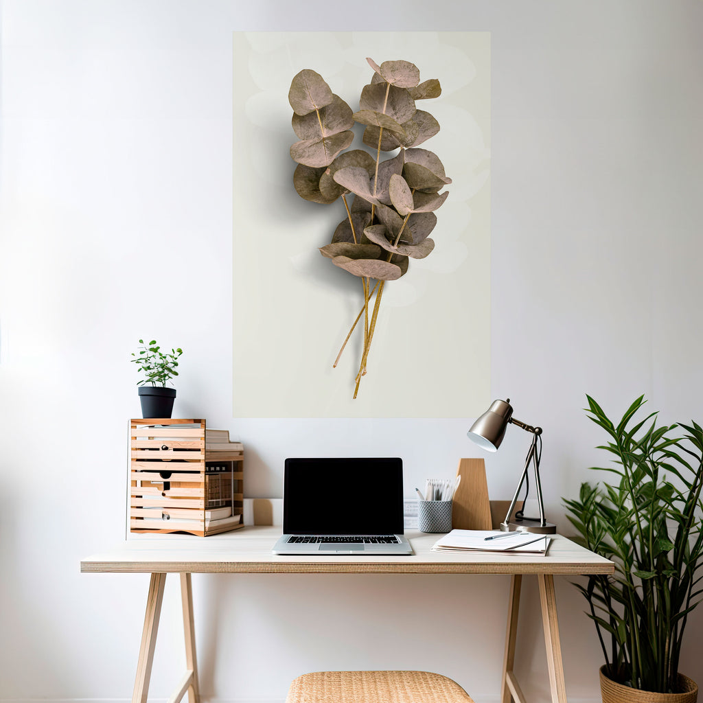 TIMELESS GREENERY Peel and Stick Vertical Poster