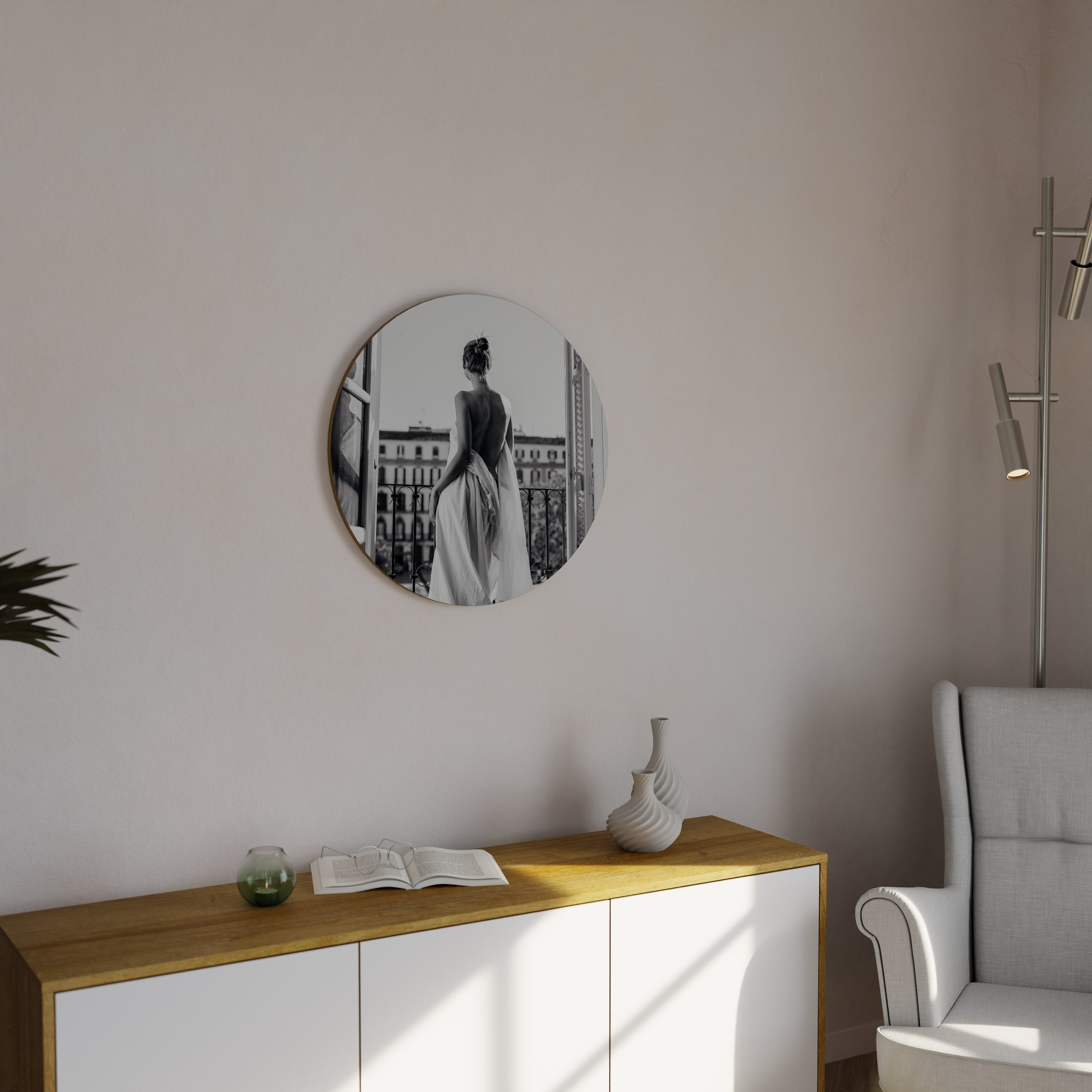 DRESS OF DREAMS Round Wall Art