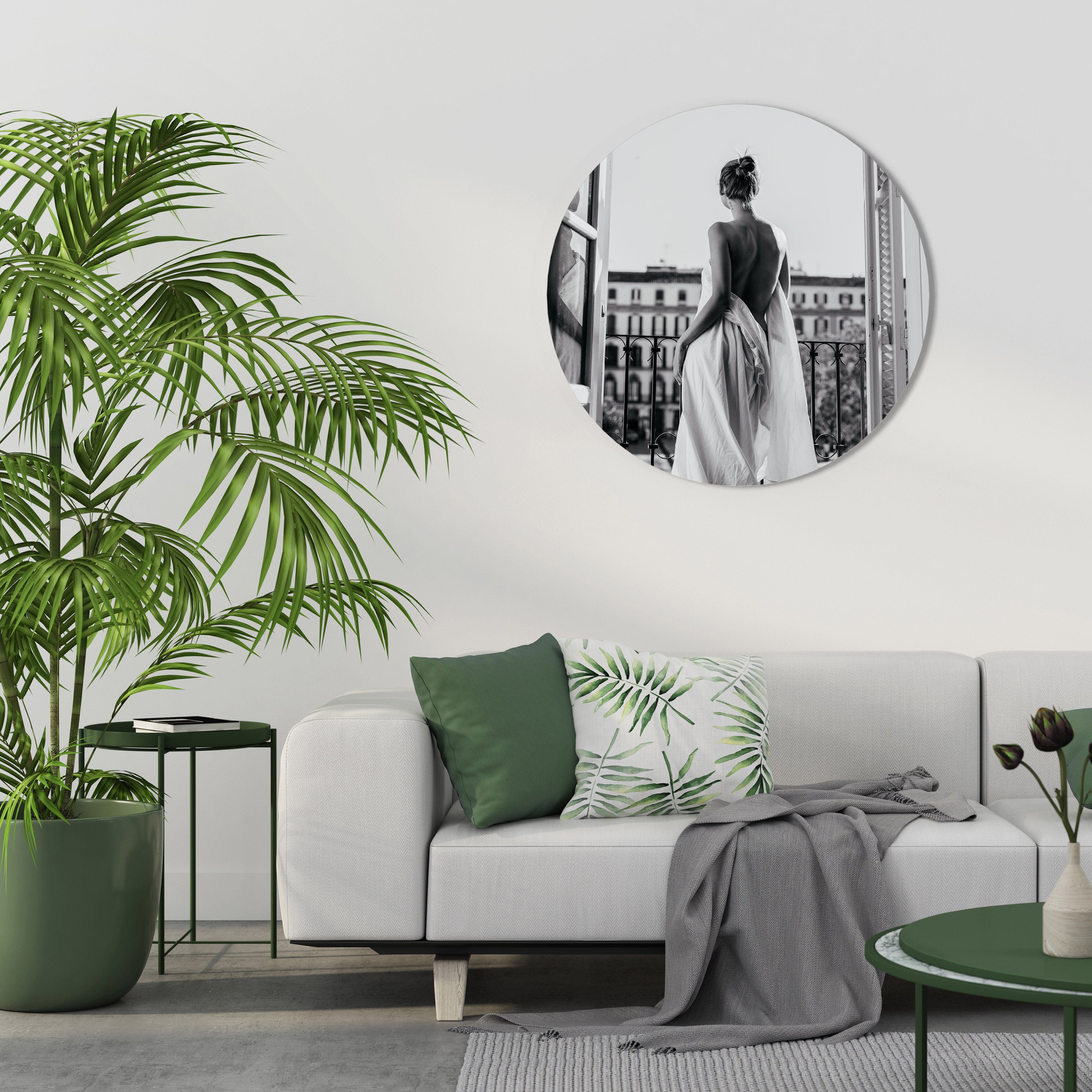 DRESS OF DREAMS Round Wall Art
