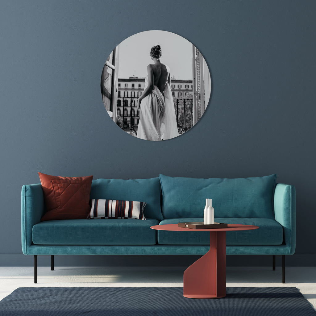 DRESS OF DREAMS Round Wall Art