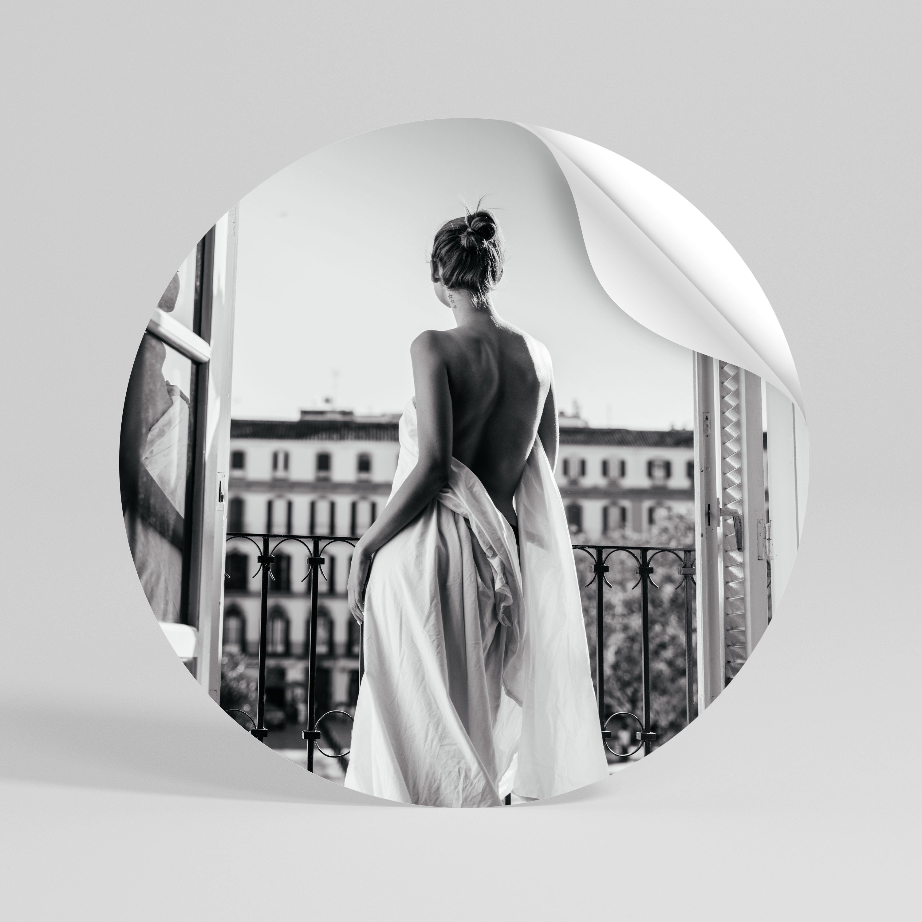 DRESS OF DREAMS Vinilo adhesivo redondo