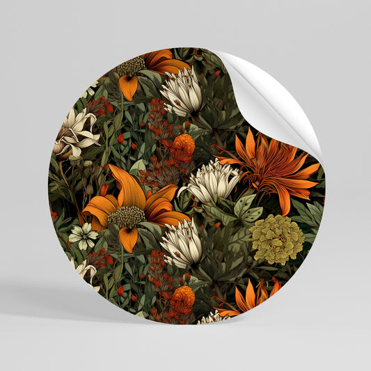 DAWN BLOOM Vinilo adhesivo redondo